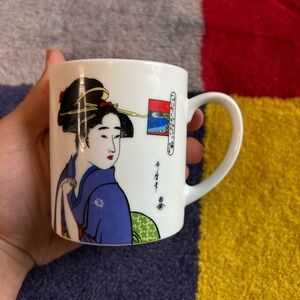 Vintage Geisha Sake Tea Cup
